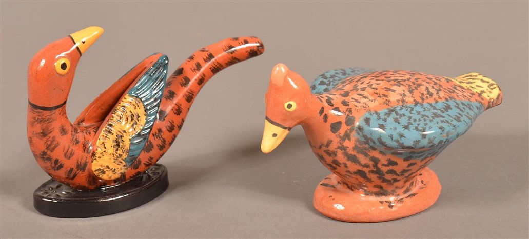Two James Seagreaves Pottery Figures. (1 of 3)