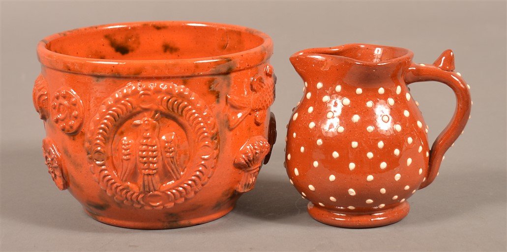 Two Pieces of James Seagreaves Pottery. (1 of 5)