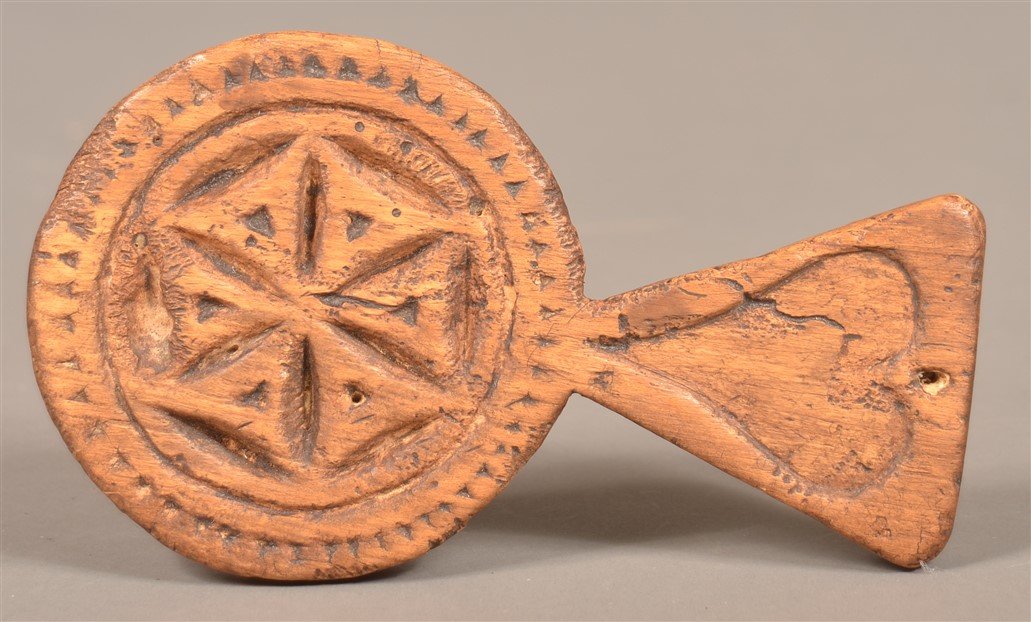 Pennsylvania 19th Century Lollipop Butter Print. (1 of 3)