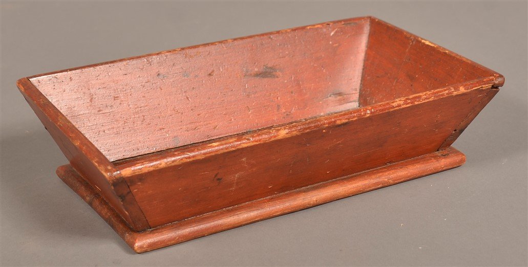 Pennsylvania Red Painted Softwood Apple Tray. (1 of 4)