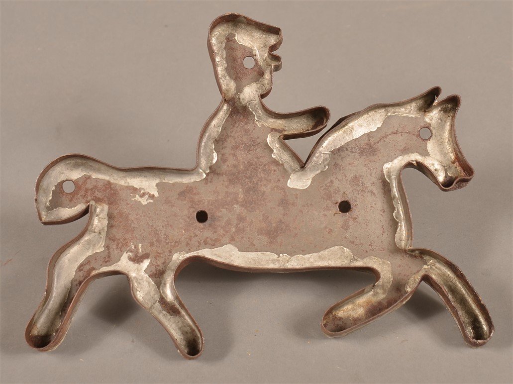 PA Horse and Rider Tin Cookie Cutter Cutter. (1 of 3)