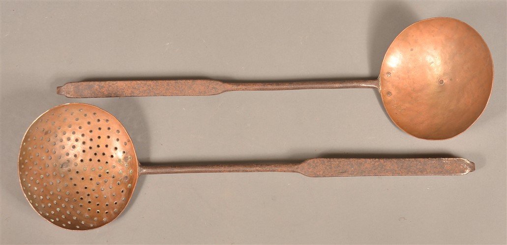 Two 19th Century Wrought Iron Utensils. (1 of 3)