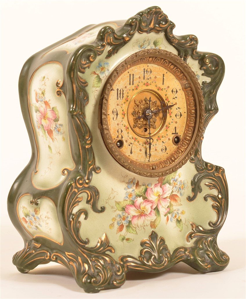 Kroeber China Case Shelf Clock. (1 of 5)