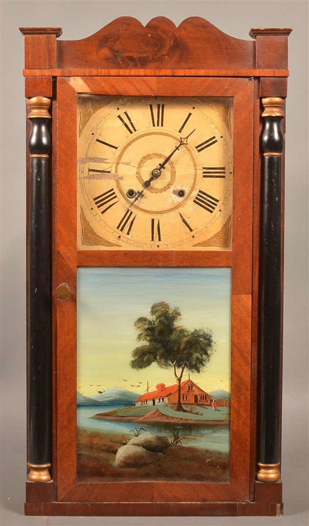 Hotchkiss & Fields, Burlington, CT, Shelf Clock. (1 of 5)