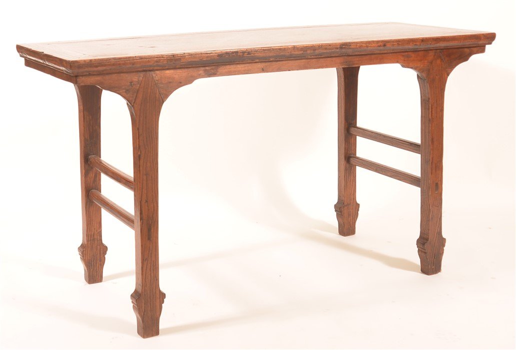Chinese 19th Century Elmwood Altar Table. (1 of 3)
