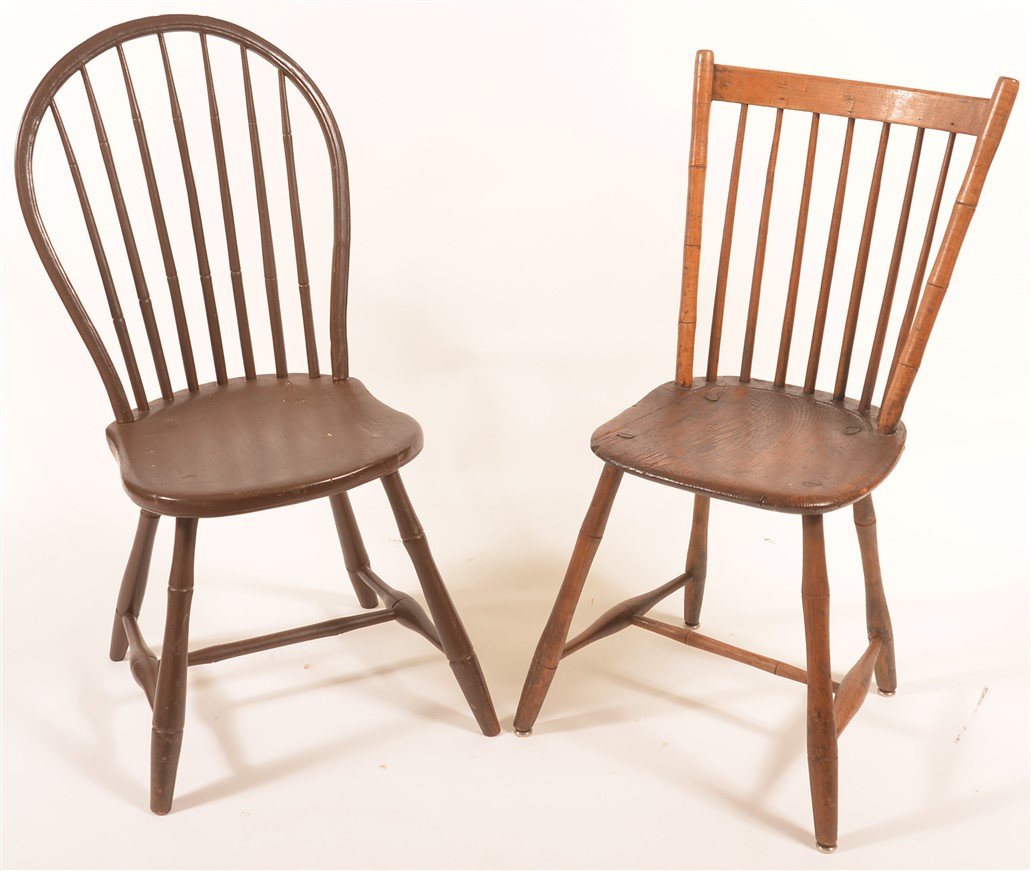 Two Various Windsor Side Chairs. (1 of 4)