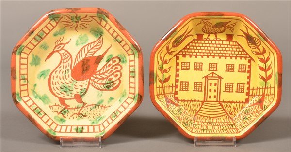 2 James Seagreaves Pottery Octagonal Bowls. (1 of 2)