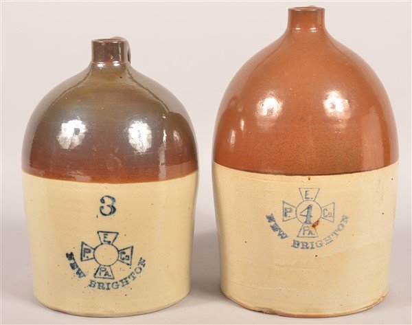 2 Pcs. Of Stoneware by Enterprise Pottery Co. (1 of 2)