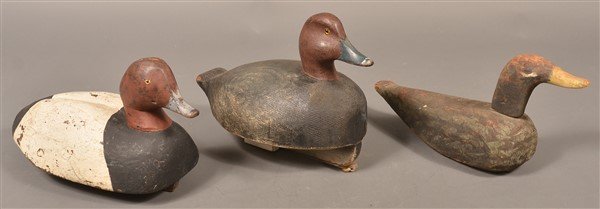 Three Various Vintage Decoys. (1 of 3)