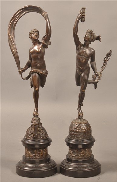 Bronze Sculptures of Mercury & Venus. (1 of 3)