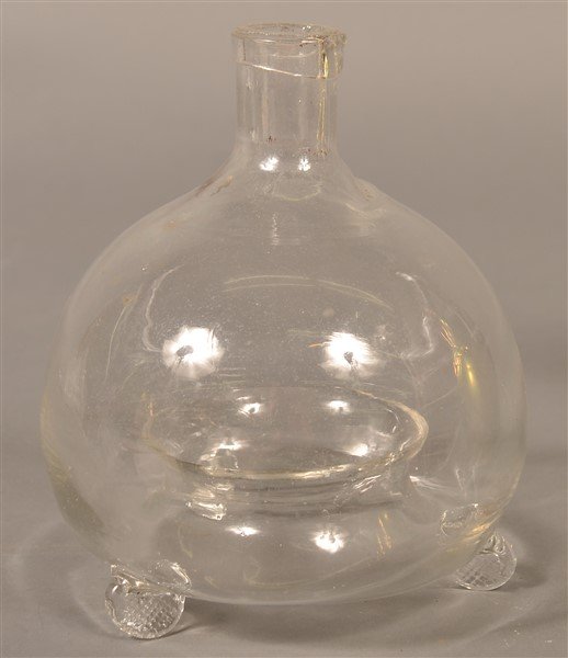 19th Century Blown Colorless Glass Fly Catcher. (1 of 1)