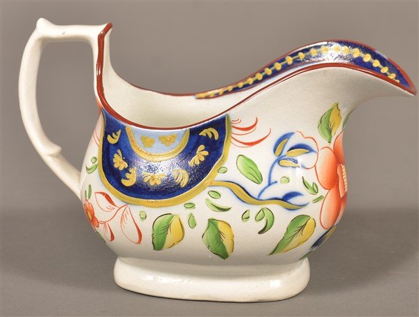 Gaudy Dutch  China Single Rose Cream Pitcher. (1 of 3)