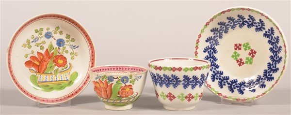 Two Various Antique China Cups and Saucers. (1 of 2)