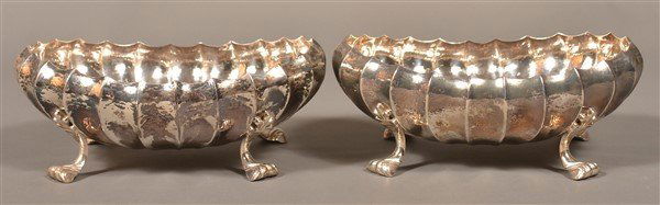 Pair of Buccellati, Italy Sterling Footed Bowls. (1 of 5)