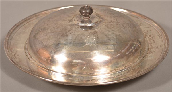 Redlich & Co. New York Sterling Pancake Dish. (1 of 3)