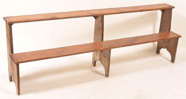 Antique Softwood Two Tier Bucket Bench. (1 of 3)