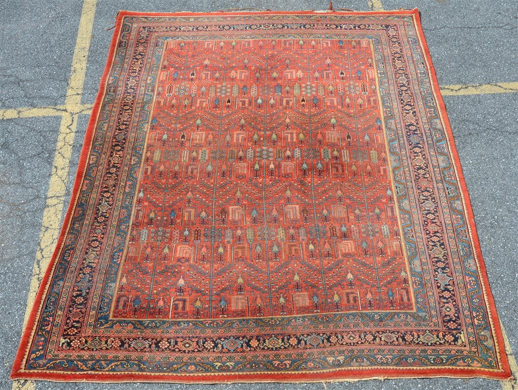 Antique Floral Pattern Room Size Oriental Rug. (1 of 6)