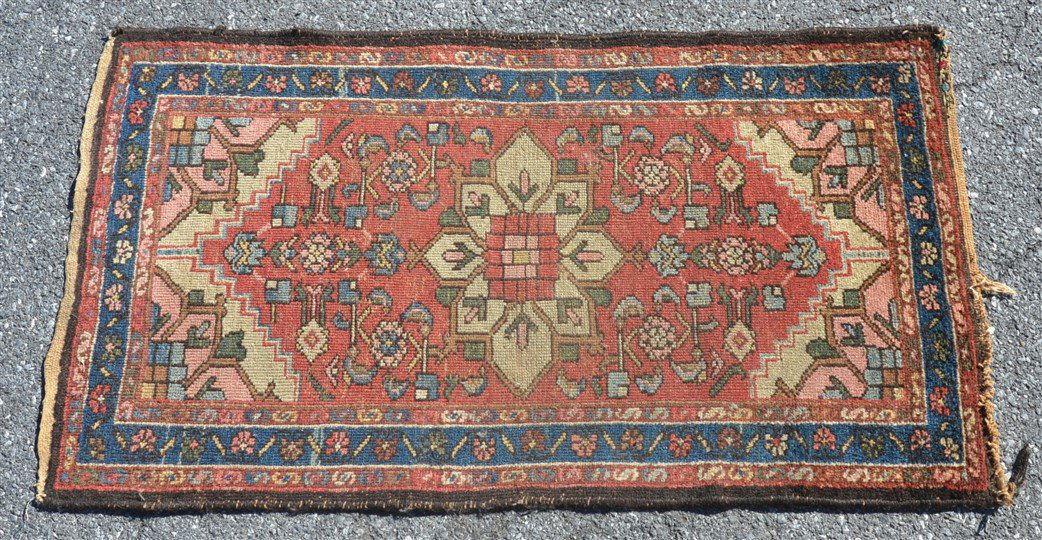 Antique Floral Pattern Oriental Area Rug. (1 of 4)