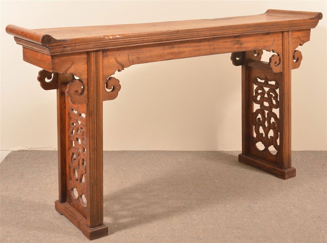 Antique Chinese Hardwood Altar Table. (1 of 2)