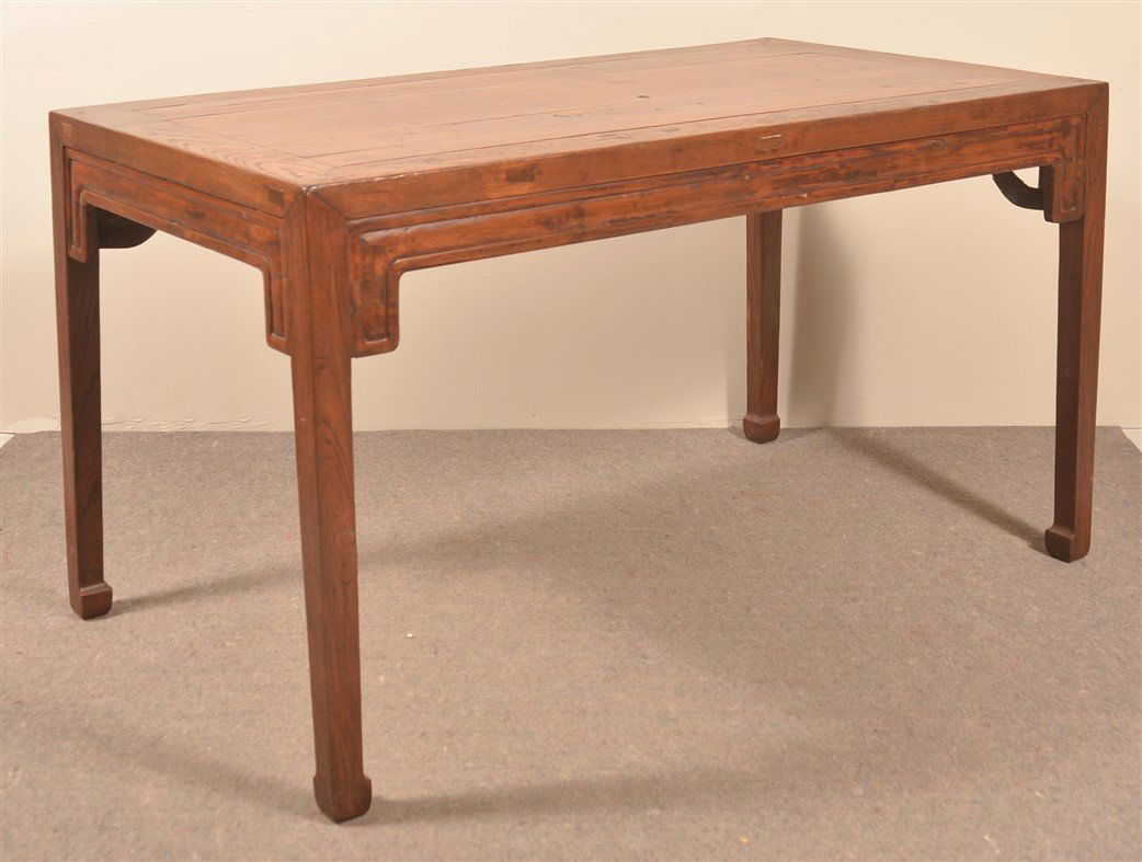 Antique Chinese Elmwood Table. (1 of 2)