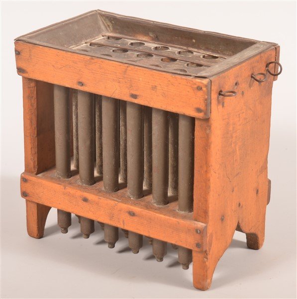 19th Century Wood and Tin 24 Tube Candle mold. (1 of 3)