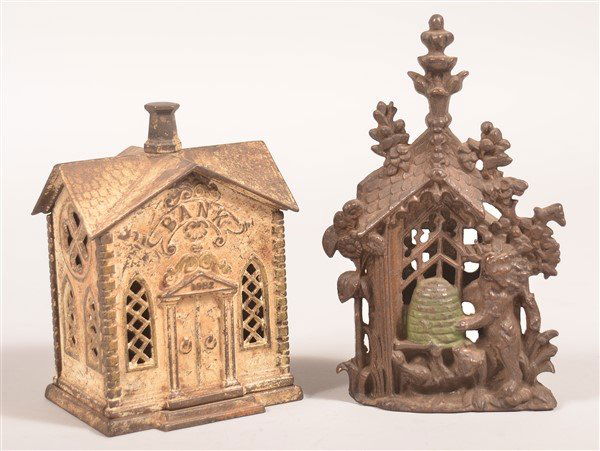 Villa (Church) and Bear Stealing Honey Still Banks. (1 of 3)