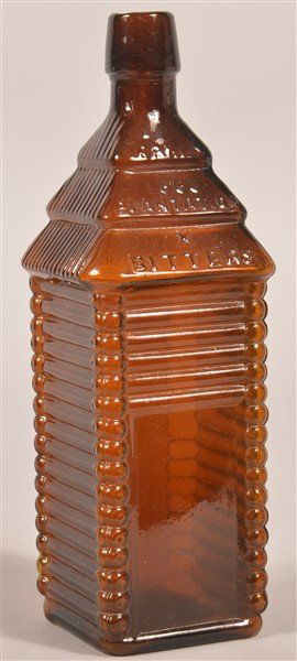 Drakes 1860 Plantation Dark Amber Bitter's Bottle. (1 of 3)