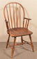 Windsor Mixed Wood Bow-back Armchair.