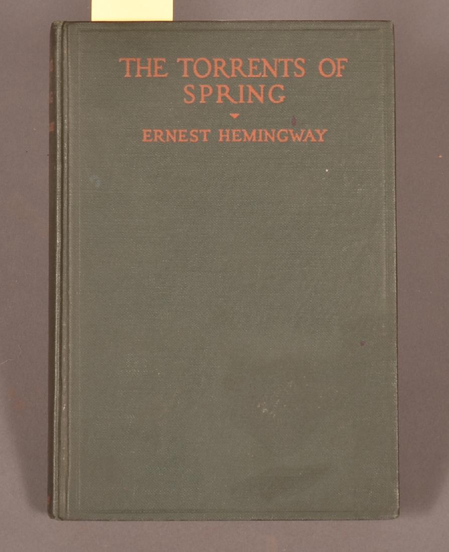 Hemingway's Torrents of Spring 1st Ed (1 of 3)