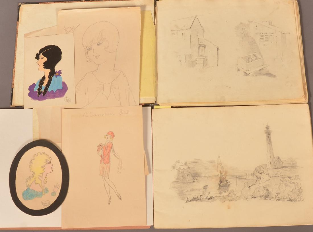 2 19th Century Sketch Books (1 of 4)