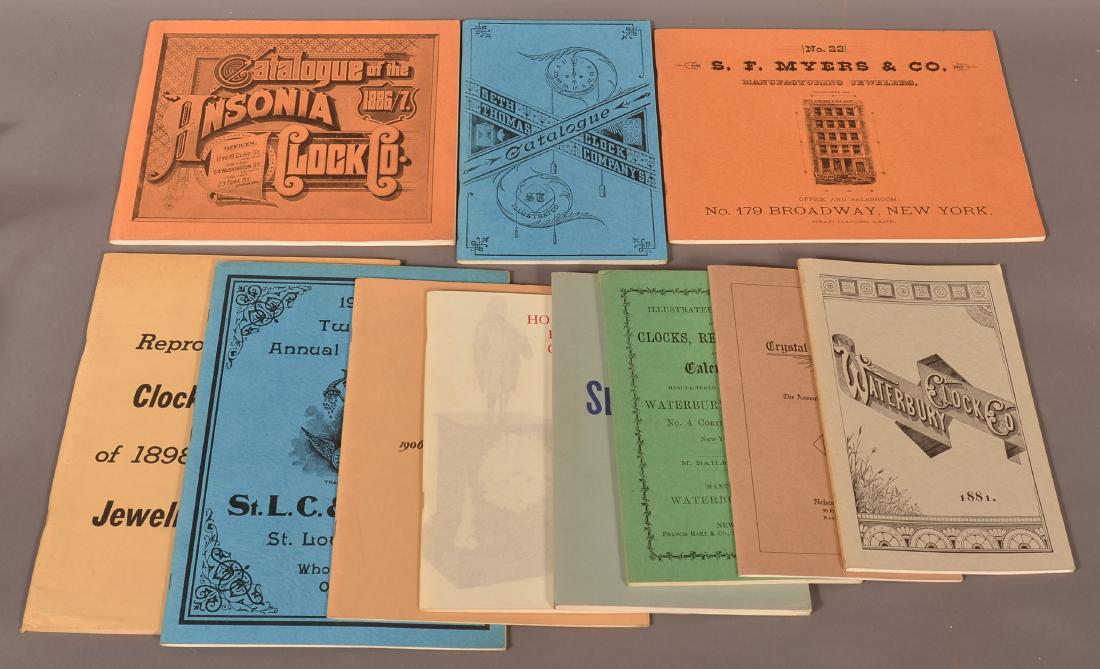 11 Facsimile Clock & Watch Catalogs (1 of 1)