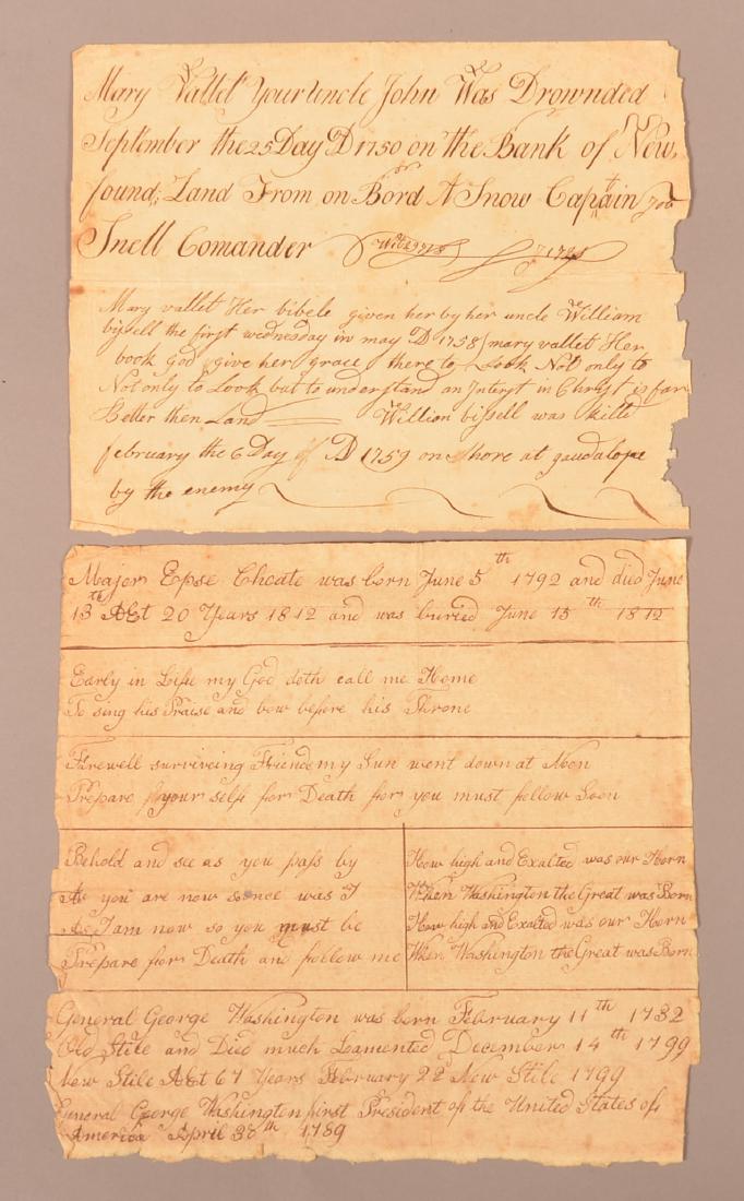 2 Unusual Manuscript Fragments (1 of 4)