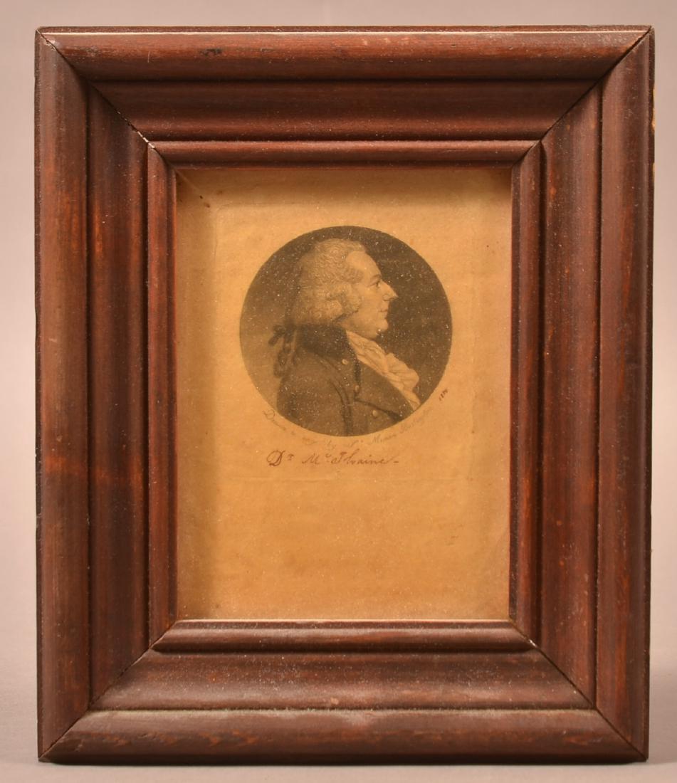 St. Memin Engraved Miniature Portrait Ca 1800 (1 of 2)