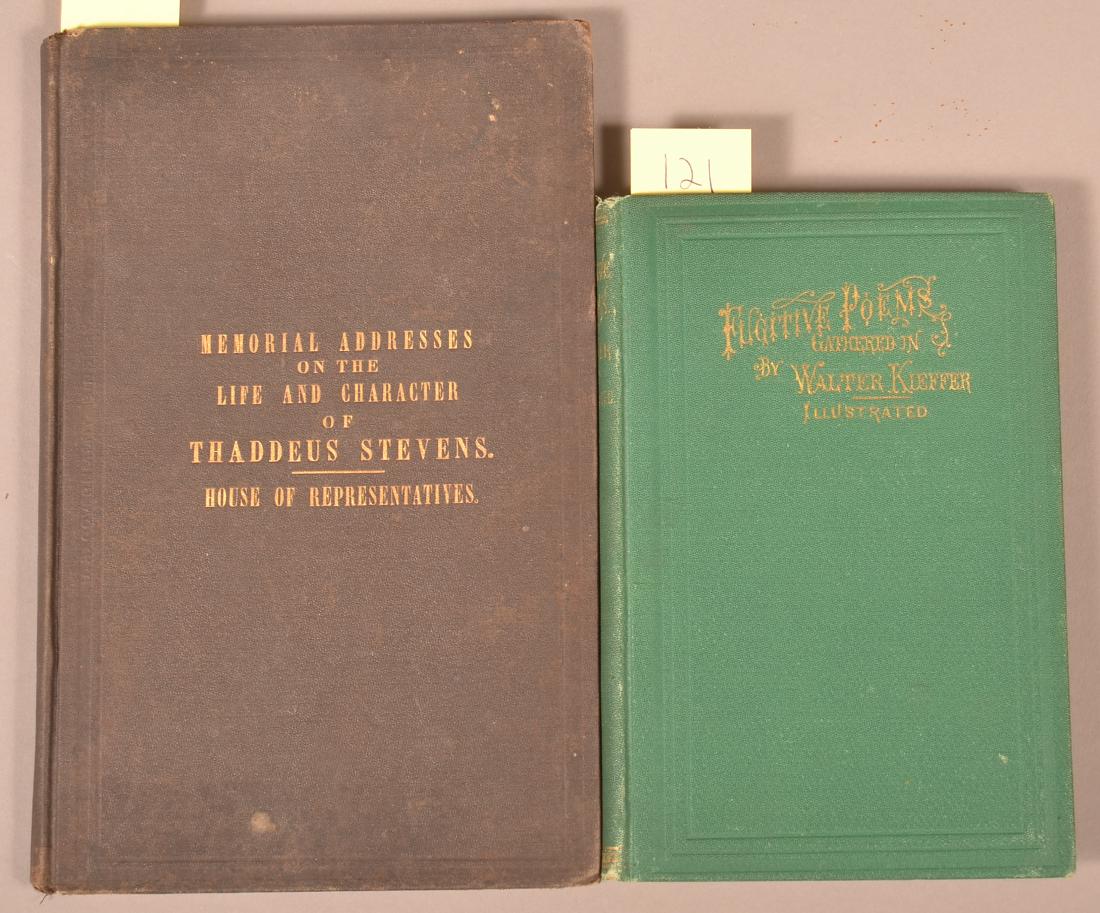 2 Books Re Thaddeus Stevens (1 of 2)