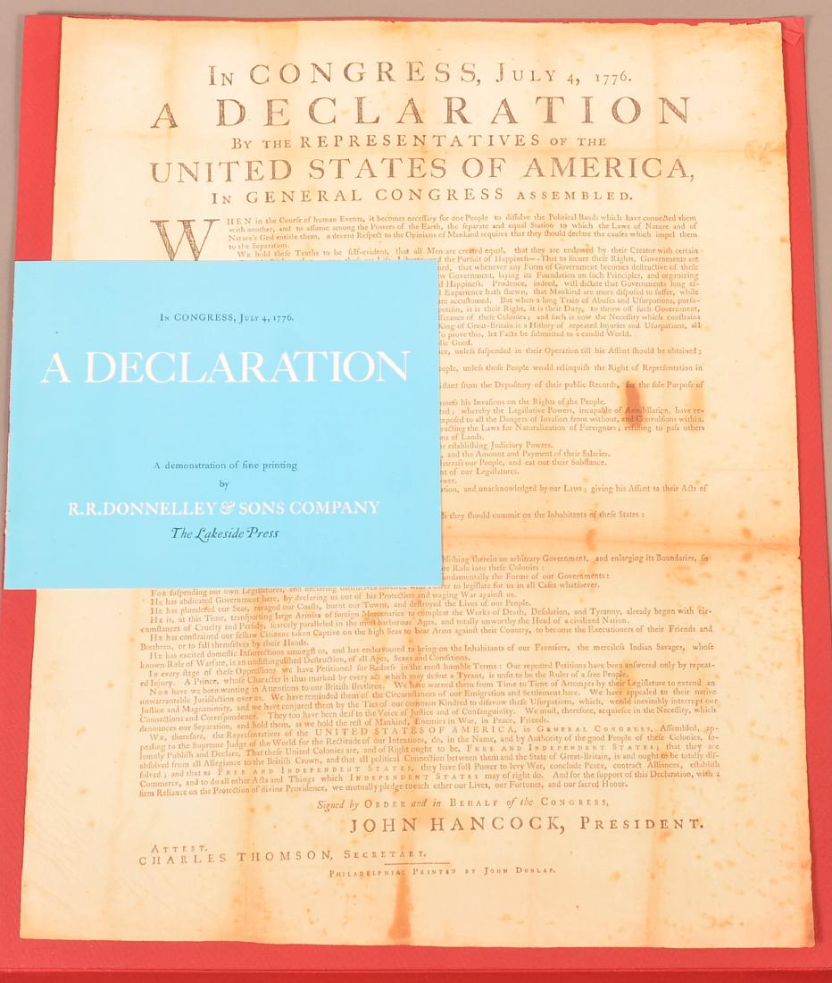 Declaration of Independence Lakeside Press (1 of 1)
