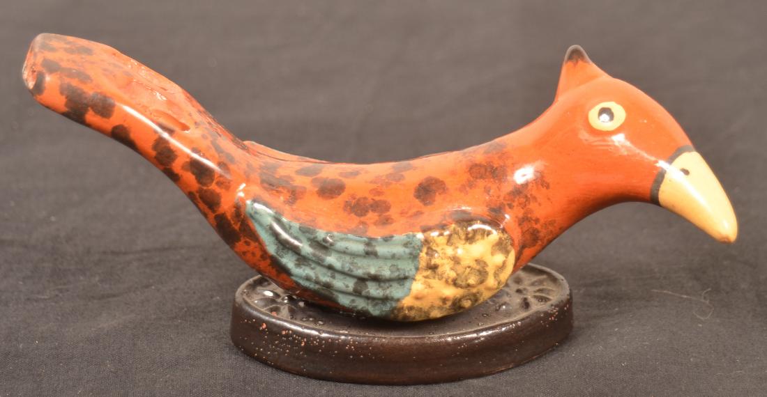 Seagreaves Molded Pottery Bird Whistle. (1 of 3)