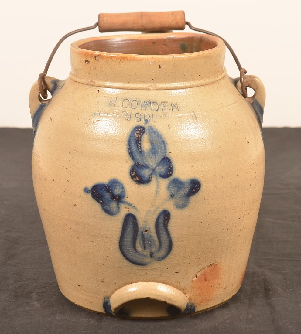 F.H. Cowden Stoneware Batter Jug. (1 of 3)