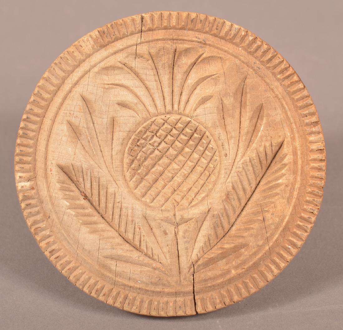 PA 19th Century Floral Pattern Butter Print. (1 of 3)