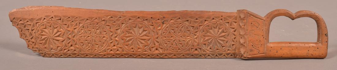 Carved Wood Machete Form Smoothing Board. (1 of 3)