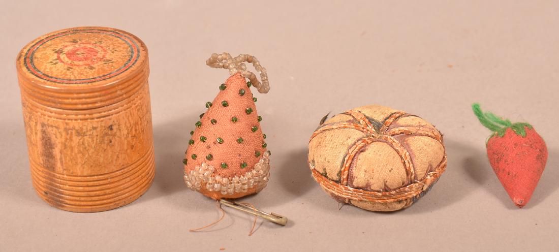 Lot of Antique Pin Cushions. (1 of 2)