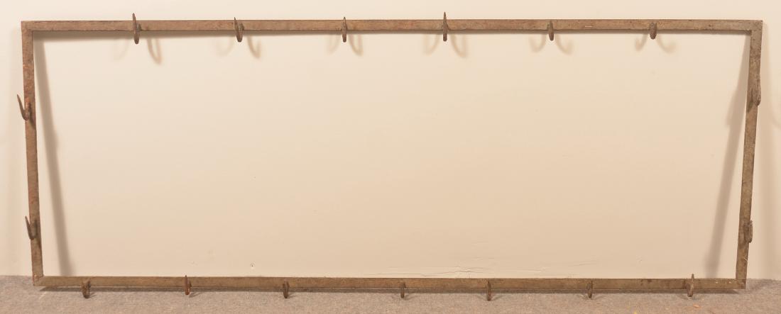 Wrought Iron Wall Mount Meat Rack. (1 of 2)