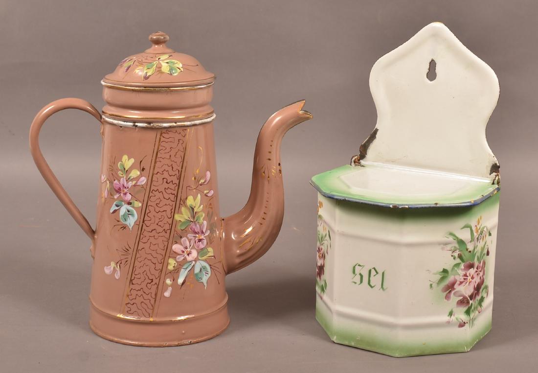 Two Pieces of European Enamelware. (1 of 2)