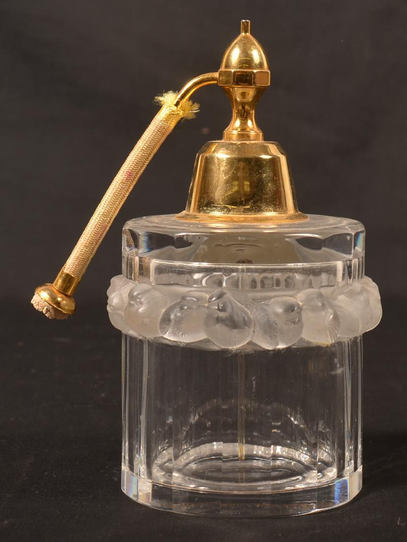 Lalique Perfume Atomizer with Bird Design. (1 of 4)