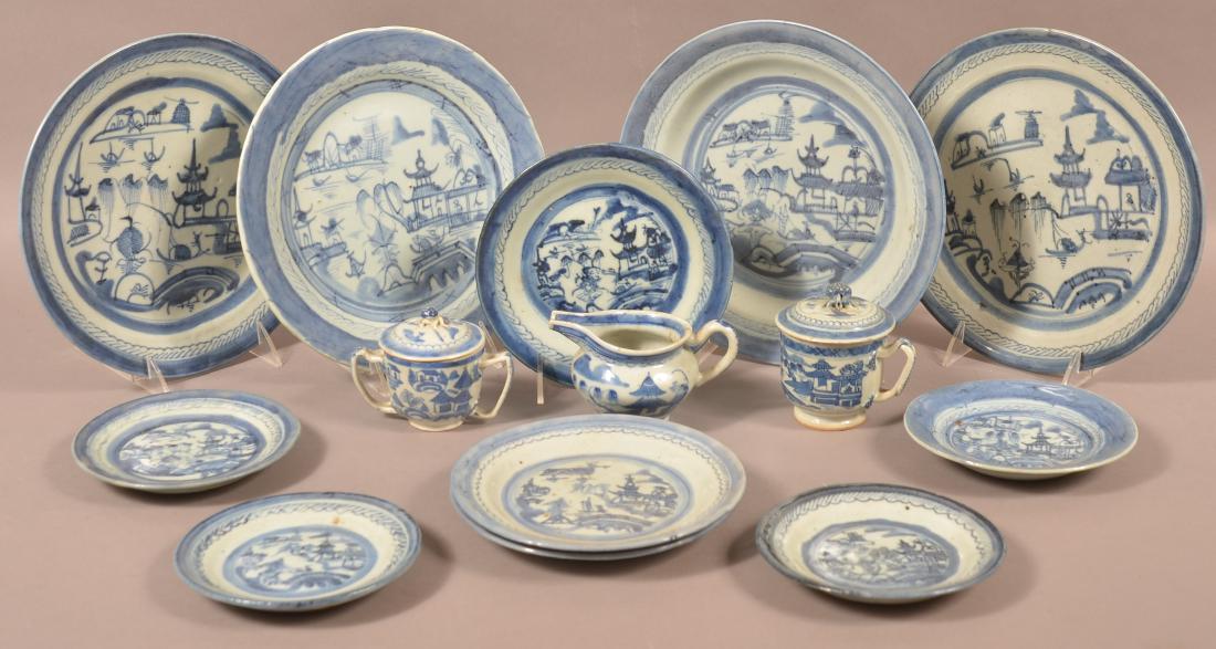 Various 19th Century Canton Oriental Porcelain. (1 of 1)