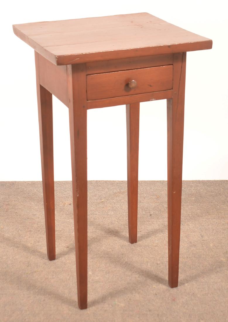 PA Hepplewhite Cherry One Drawer Stand. (1 of 2)