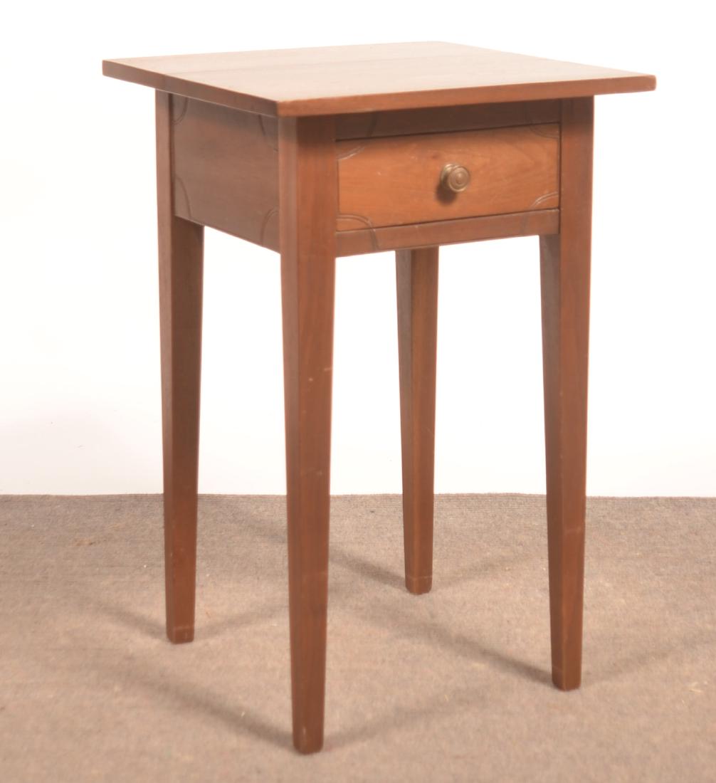 PA Hepplewhite Walnut One Drawer Stand. (1 of 2)