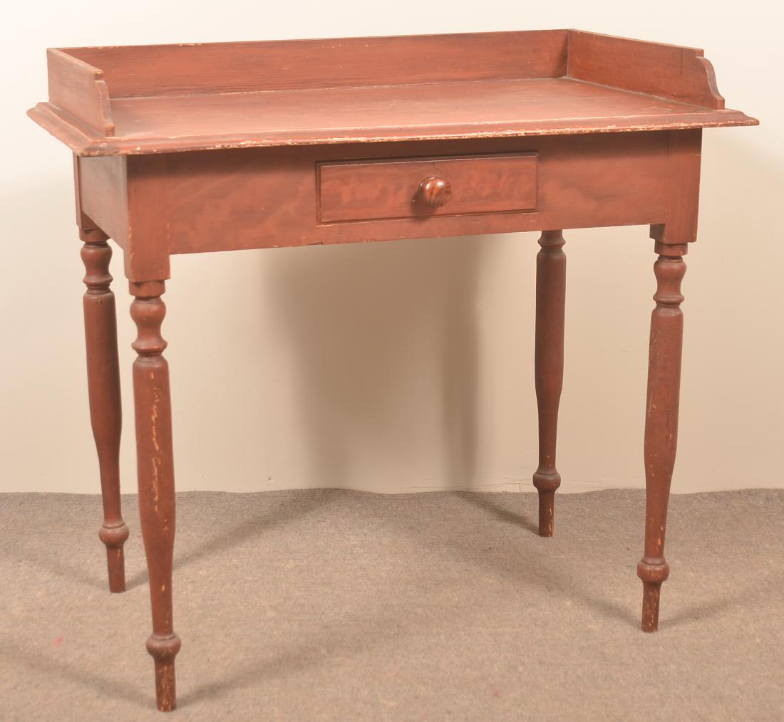 PA Sheraton Painted Softwood Ladies Desk. (1 of 3)