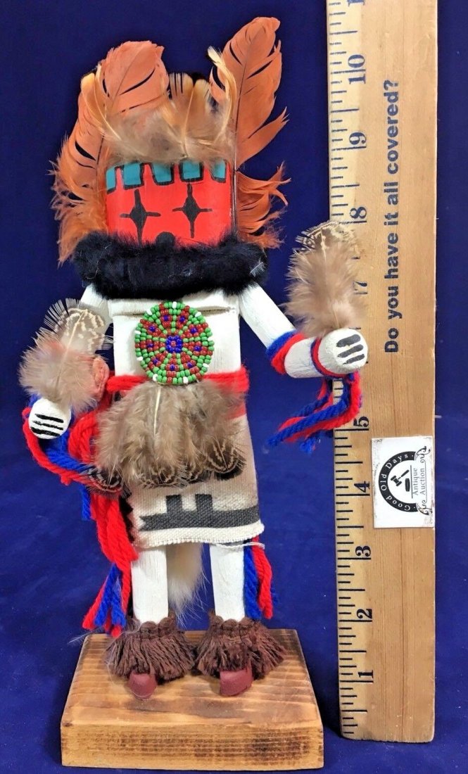 11" MID CENTURY VINTAGE KACHINA DOLL: 11" MID CENTURY VINTAGE KACHINA DOLL- Shipping cost for this item within the USA is $25