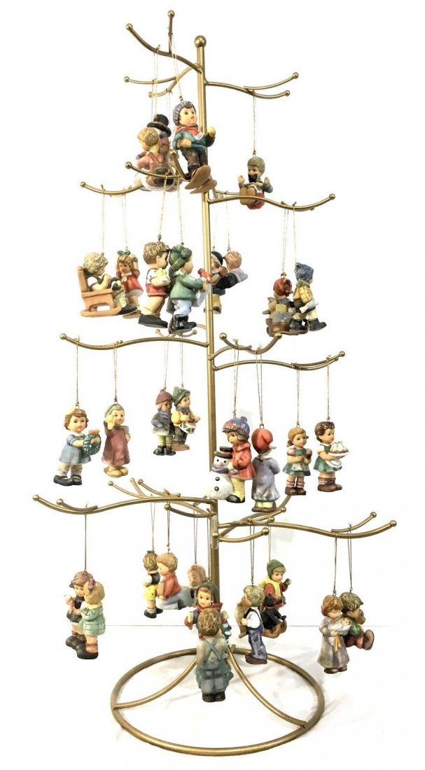 Grouping Berta Hummel Christmas Tree 31 Ornaments