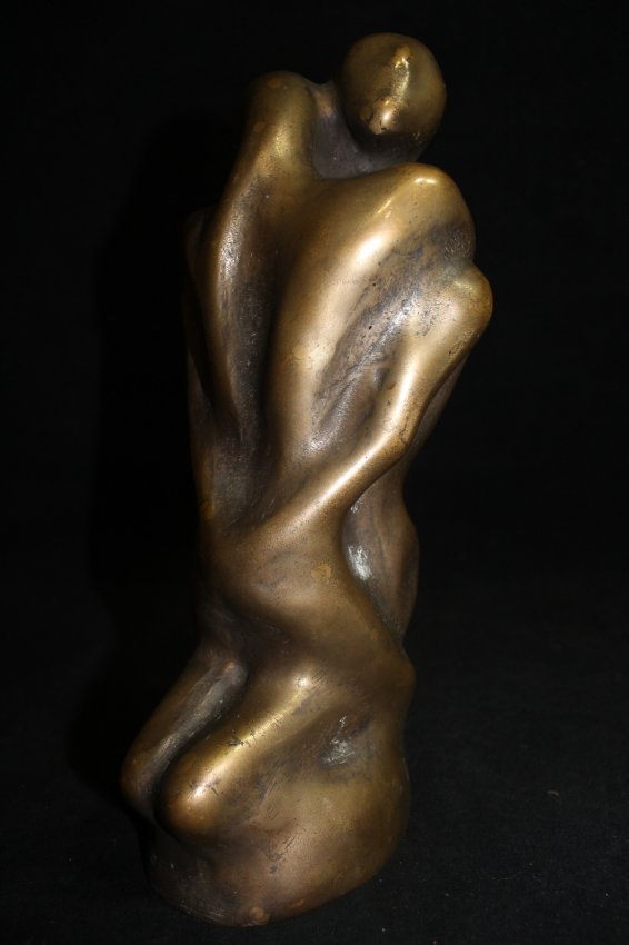 Colin Webster-Watson (New Zealander, 1926-2007) EROTIC: Erotic Bronze Statue Signed by the Famous Colin Webster-Watson (New Zealander, 1926-2007)signed near base "Colin", Measures Approx 11.5"h x 5.75". Shipping cost for this item within the USA is 35